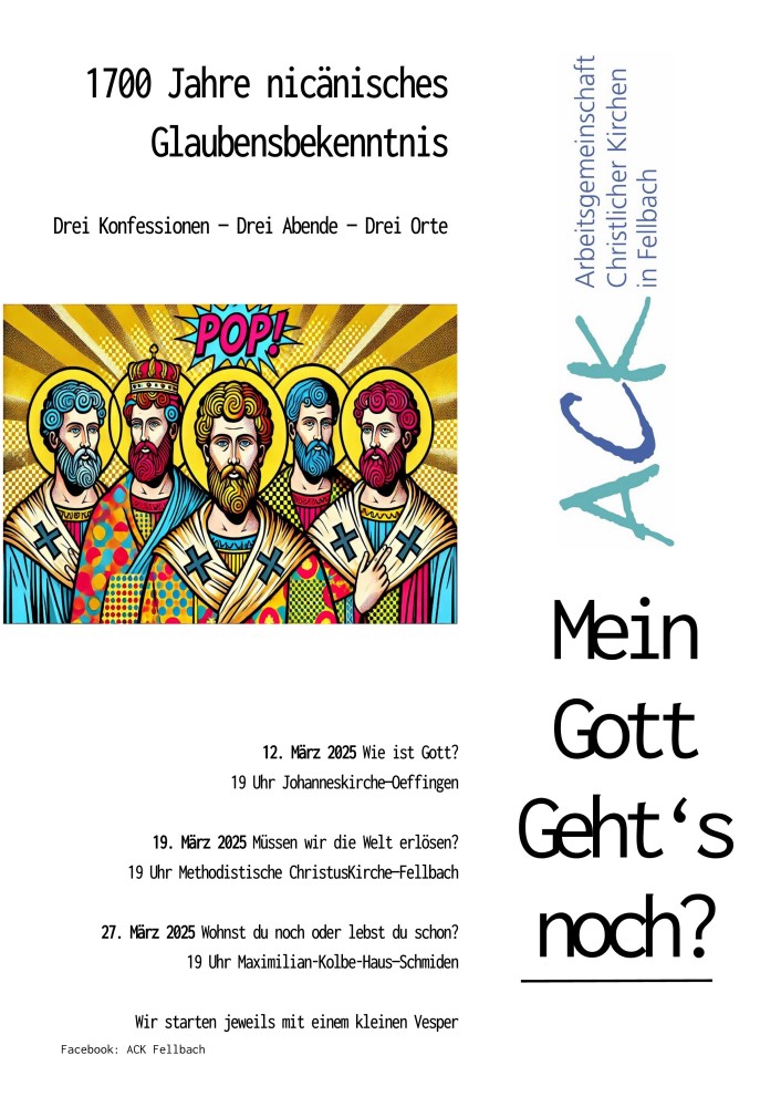 Flyer 1700 Jahre Nicänum