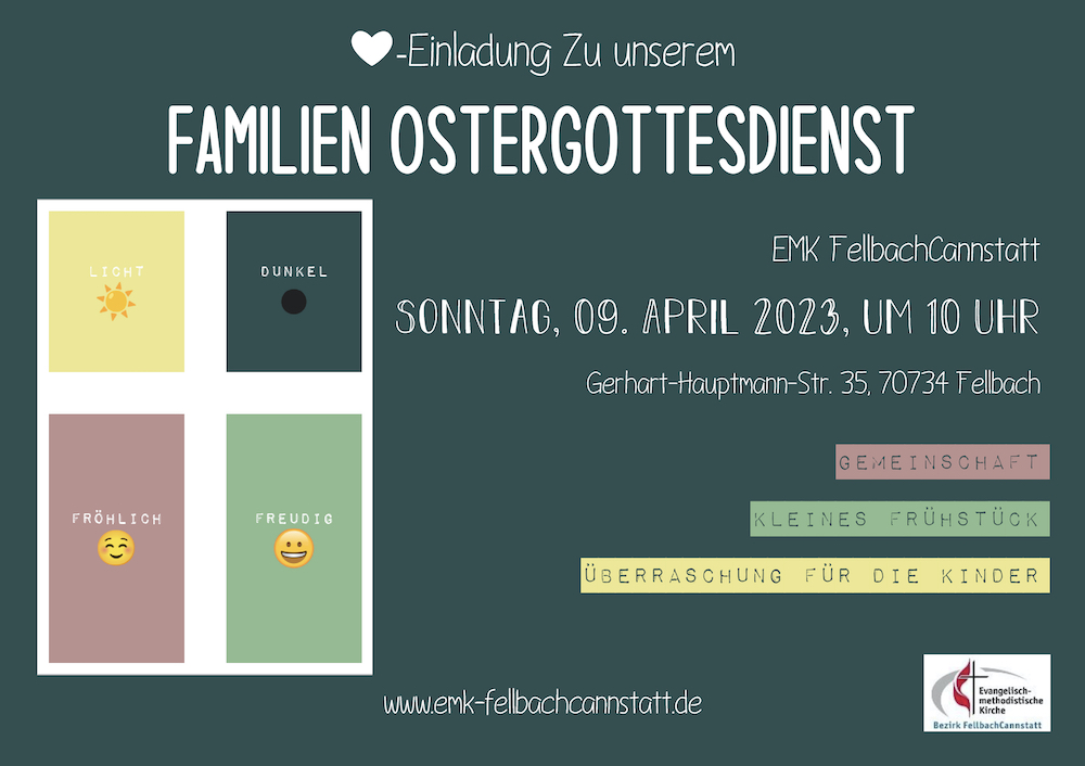 Read more about the article 09.04.2023: Familien-Ostergottesdienst